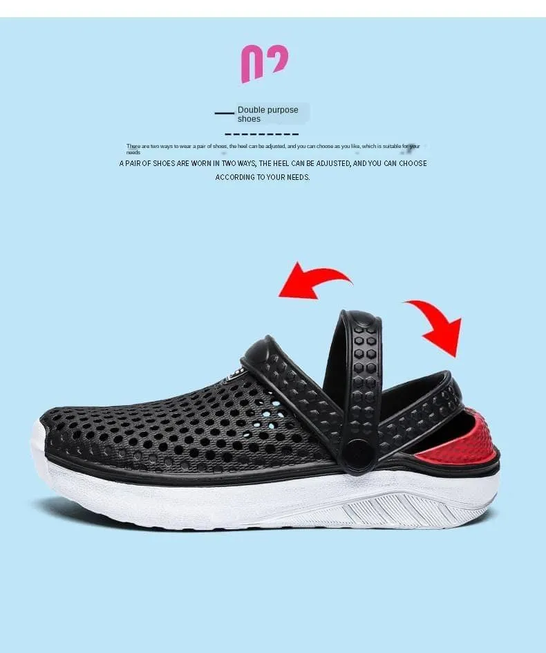 Breathable Sandals for Women Men, Slides Flip flops for Adults and Children