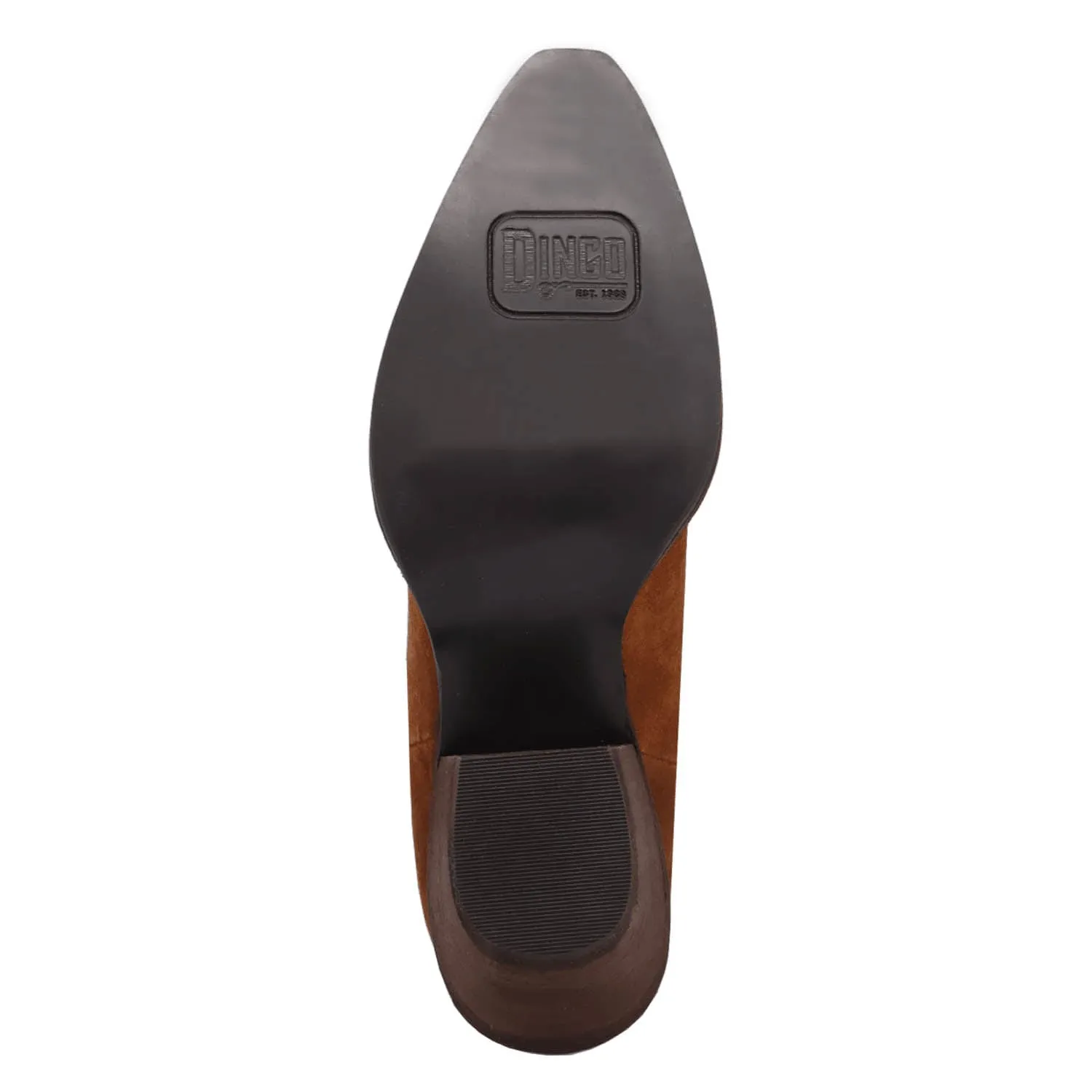 Dingo Womens Rodeo Queen Brown Suede Cowboy Boots
