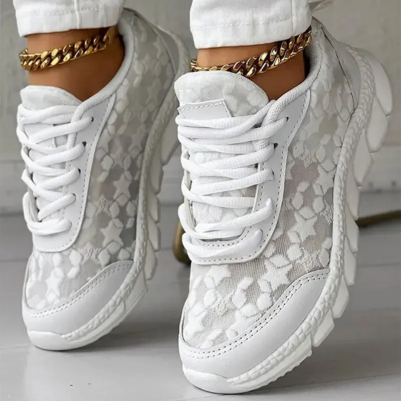 Scarlett™ - Comfortable Sneakers with Handmade Details
