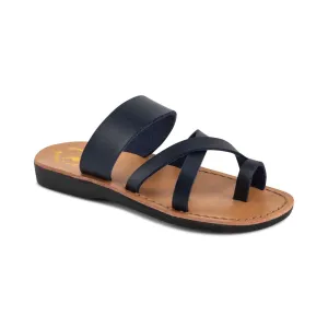 The Good Shepherd  Vegan - Leather Alternative Sandal | Blue